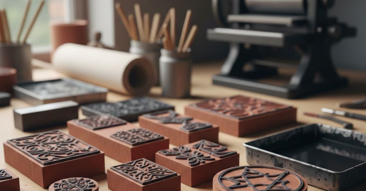 Rubber printing dies