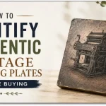 Authentic Vintage Printing Plates